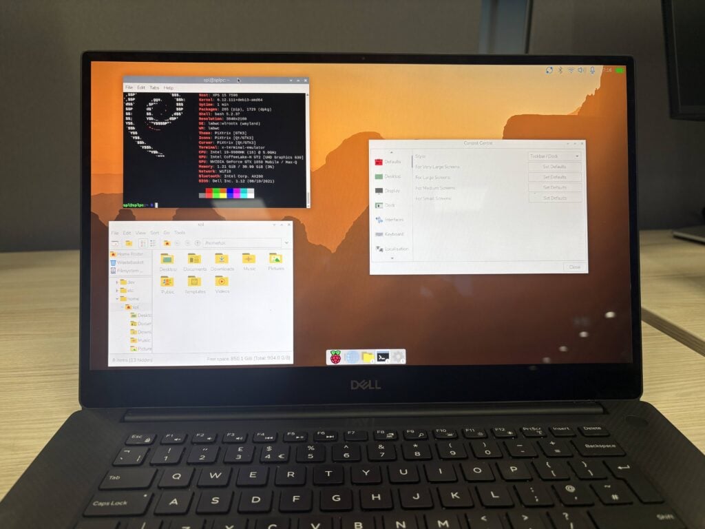 Raspberry Pi Desktop til pc og Mac opdateret til 64-bit Debian Trixie