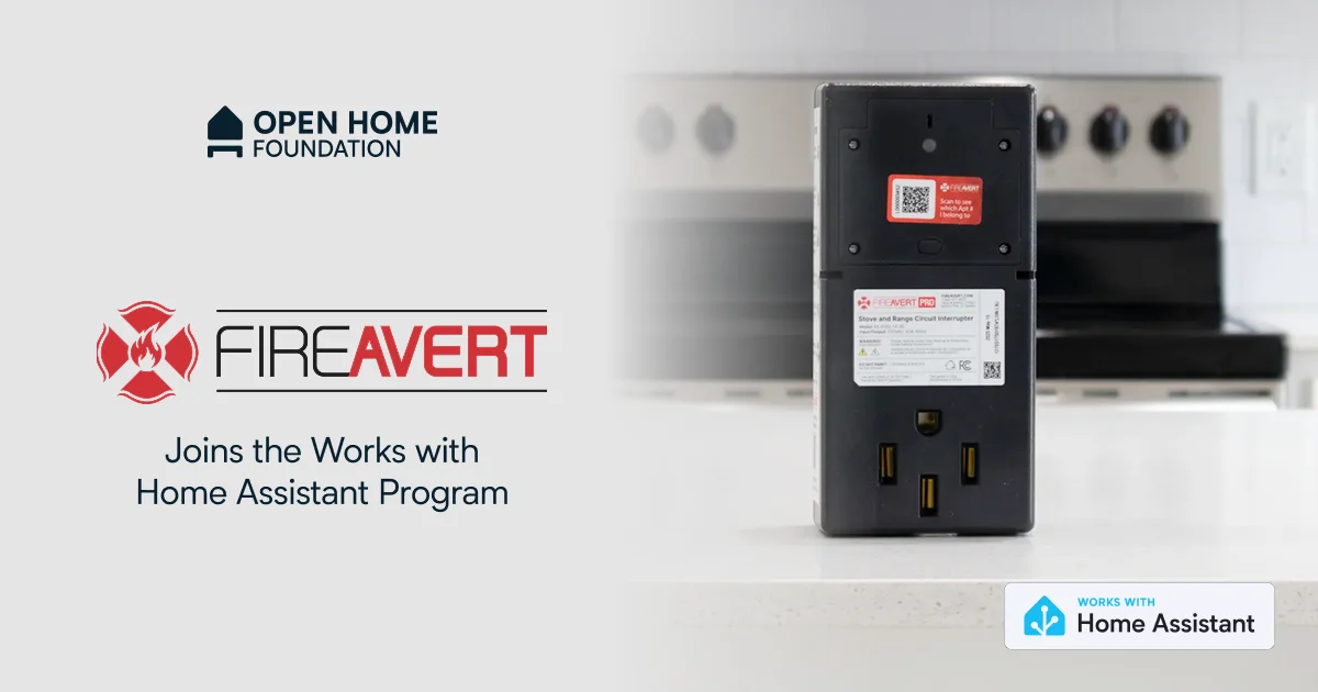 FireAvert-afbrydere til komfur certificeret til Home Assistant