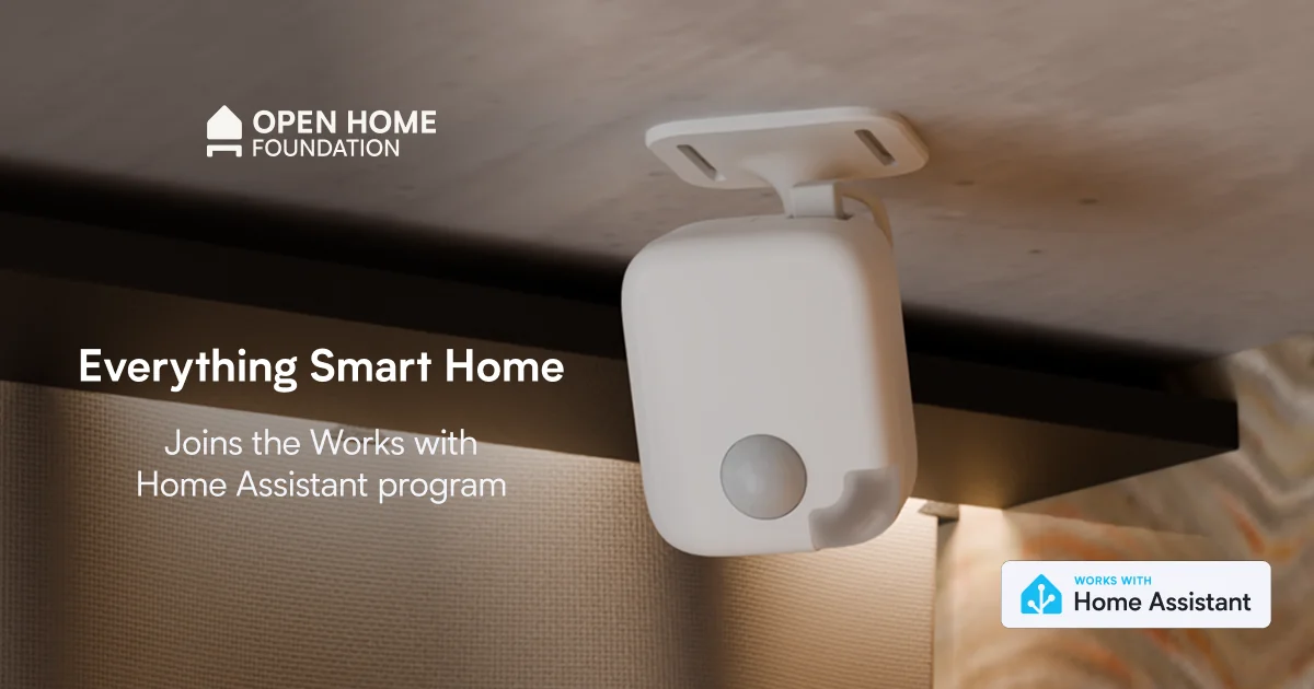 Everything Presence-sensorer certificeret til Works with Home Assistant