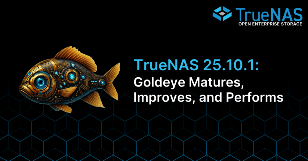 TrueNAS 25.10.1 udgivet med NVMe-oF og 400GbE-support