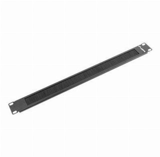 Lanberg AK-1101-B - 1U Brush Panel