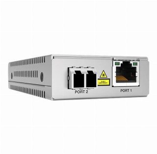 AT-MMC2000LX/LC-TAA-60 netværksomformer til medie 1000 Mbit/s 1310 nm Enkeltilstand Grå