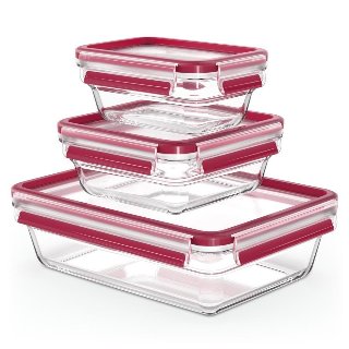 Tefal MasterSeal Glass 3pcs Set