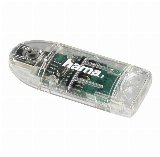Hama "8in1" USB 2.0 Card Reader SD / microSD transparent