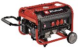 Einhell TC-PG 35/E5 benzindrevet generator med 2x230V udtag 3100 watt