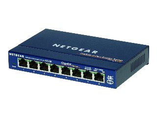Netgear ProSAFE GS108 8-Port Gigabit Ethernet Unmanaged Switch