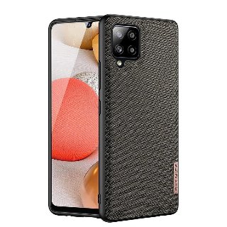Dux Ducis Fino Case Cover Covered With Nylon Material Samsung Galaxy A42 5G Green