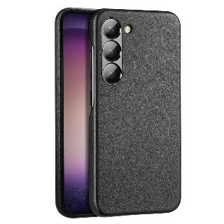Dux Ducis Grit Samsung Galaxy S23+ Elegant Faux Leather Case Black