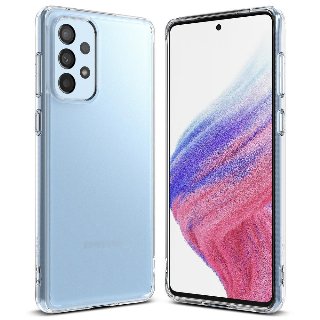 Ringke Fusion Matte Case Cover with Gel Frame Samsung Galaxy A73 Translucent