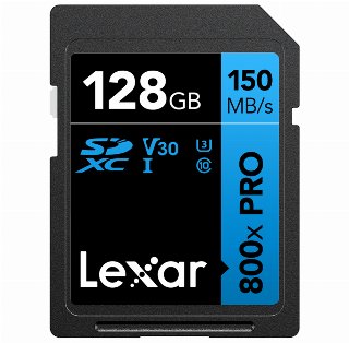 Lexar Professional 800x Pro 128GB SDXC UHS-I - Flashhukommelseskort