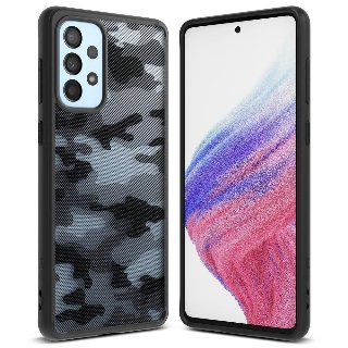 Ringke  Fusion Matte Case Cover with Gel Frame Samsung Galaxy A73 Black