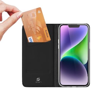 Dux Ducis iPhone 15 Plus Case Cover with Flip and Wallet  Skin Pro