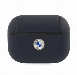 BMW Genuine Leather Silver Logo AirPods Pro Case