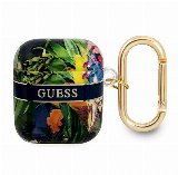 GUESS GUA2HHFLB AirPods cover blue/blue Flower Strap Collection