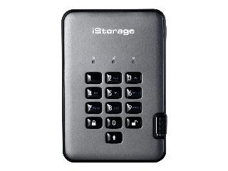 Istorage diskAshur PRO2 256-BIT 2TB NATO Classified Sort - Harddisk - ekstern (bærbar)