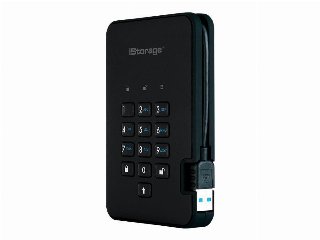Istorage Diskashur2 256-BIT 500GB Sort - Harddisk - ekstern (bærbar)