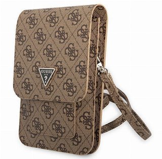 GUESS Handbag GUWBP4TMBR brown / brown 4G Triangle