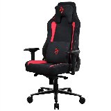Arozzi Vernazza Supersoft Fabric - Stol - ergonomisk - armstøtter - vippe - drejeled - Rød