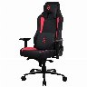 Arozzi Vernazza Supersoft Fabric - Stol - ergonomisk - armstøtter - vippe - drejeled - Rød