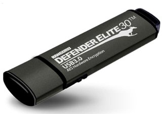 Kanguru Defender Elite30 32GB USB-A Sort