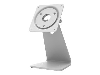 MACLOCKS Tablet Kiosk Stand 360 Table Top Mount - White