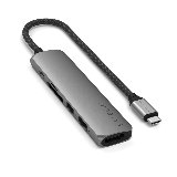 Satechi 6-i-1 USB-C Slim Multiport-adapter USB-C