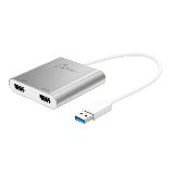 JUA365 USB 3.0 to Dual HDMI Multi-Monitor Adapter