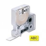 Dymo D1 Tape S0720790 / 6mm / Sort Tekst / Gul Tape - Etiketter