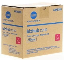 Konica Minolta A0X5355 Magenta Lasertoner TN-51M Original