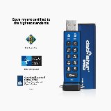 Istorage datAshur Pro 4GB USB-A Blå - USB flashdrive