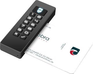 Kobra Stick VS + 2 Smartcards 16GB USB-C Sort