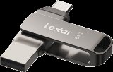 Lexar Jumpdrive Dual Drive D400 64GB USB-A / USB-C Grå - USB flashdrive