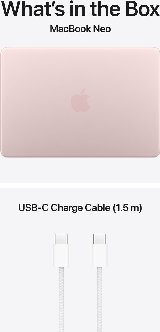 Apple MacBook Neo (2026) Rouge Apple A18 Pro 8GB 256GB 13" - Notebook