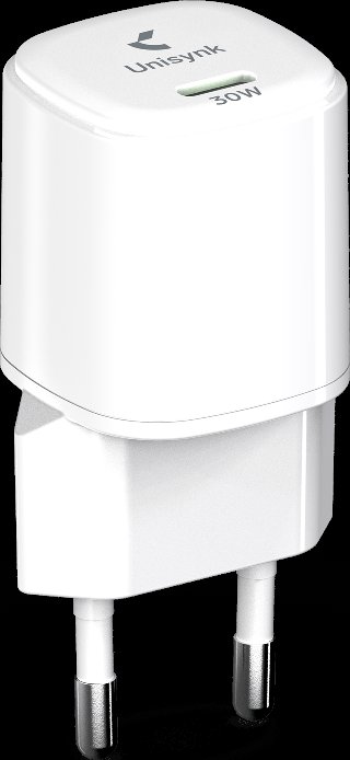 Unisynk Usb-c 30w Wall Charger Hvid