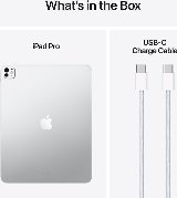 Apple iPad Pro (2025) WiFi Standard glass 12GB 13" Apple M5 256GB Sølv - Tablet