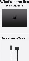 Apple MacBook Pro (2025) Space black Apple M5 10/10 16GB 1000GB 14.2" - Notebook