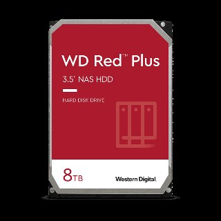 WD RED Plus 8TB 3.5" 5640r/min SATA 6.0 Gbit/s HDD - 8 TB