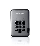 Istorage diskAshur PRO2 256-BIT 5TB NATO Classified Sort - Harddisk - ekstern (bærbar)