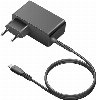 USB-C Power Adapter 27W PD1.8m Sort