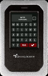Datalocker DL4 2TB ESSD USB-C Aluminium, Sort