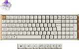 Keychron K4 HE Special Edition Kablet og trådløs Gateron 2.0 Purple Magnetic Nordisk Tastatur