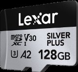 Lexar High Performance Silver Plus 128GB MicroSDXC UHS-I - Flashhukommelseskort