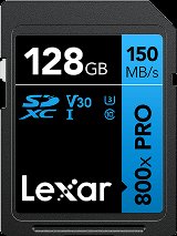Lexar Professional 800x Pro 128GB SDXC UHS-I - Flashhukommelseskort