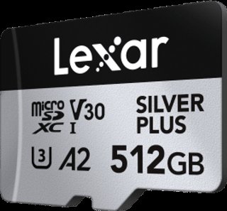 Lexar High Performance Silver Plus 512GB MicroSDXC UHS-I