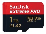 Extreme PRO 1 TB MicroSDXC UHS-I Klasse 101000GB MicroSDXC UHS-I - Flashhukommelseskort