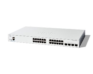 Catalyst C1300 Managed 24x1GbE 4xGbE SFP Switch