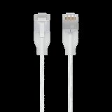 Ubiquiti Ultra-thin Braided Shielded RJ-45 Cat 6A 5m Gennemsigtig, Hvid