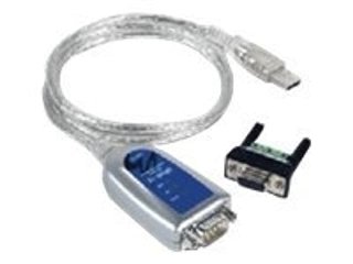 UPort 1150 seriel adapterUSB-A DB9 Sølv
