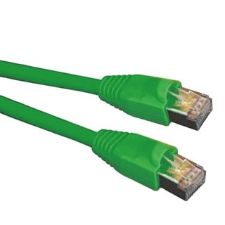 Black Box Premium S/FTP Snagless RJ-45 Cat 6A 15m Grøn