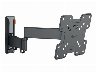 TVM 3245 Comfort Wall Mount Motion+ 19-43" 15KG Black - Monteringssæt (fuld bevægelse) - vægmonterbar